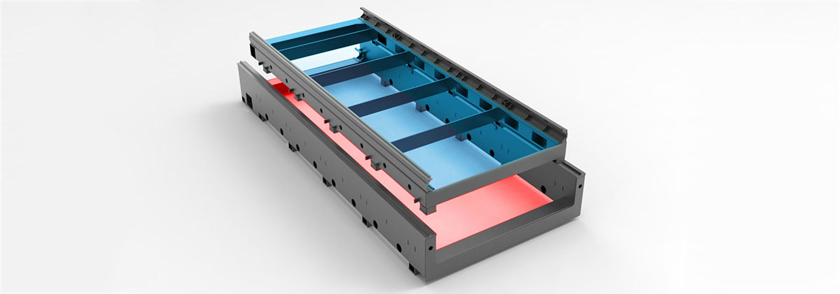 世界首創(chuàng)雙層分離床身