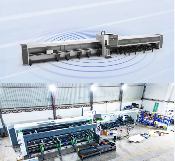 高顏亮相!力星激光NS-6022HG三卡盤光纖激光切管機如期而「智」! 高顏亮相!力星激光NS-6022HG三卡盤光纖激光切管機如期而「智」!