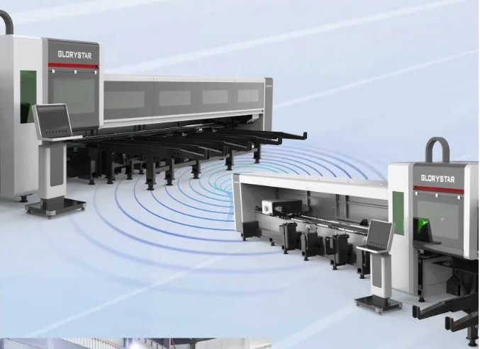 高顏亮相!力星激光NS-6022HG三卡盤光纖激光切管機如期而「智」! 高顏亮相!力星激光NS-6022HG三卡盤光纖激光切管機如期而「智」!