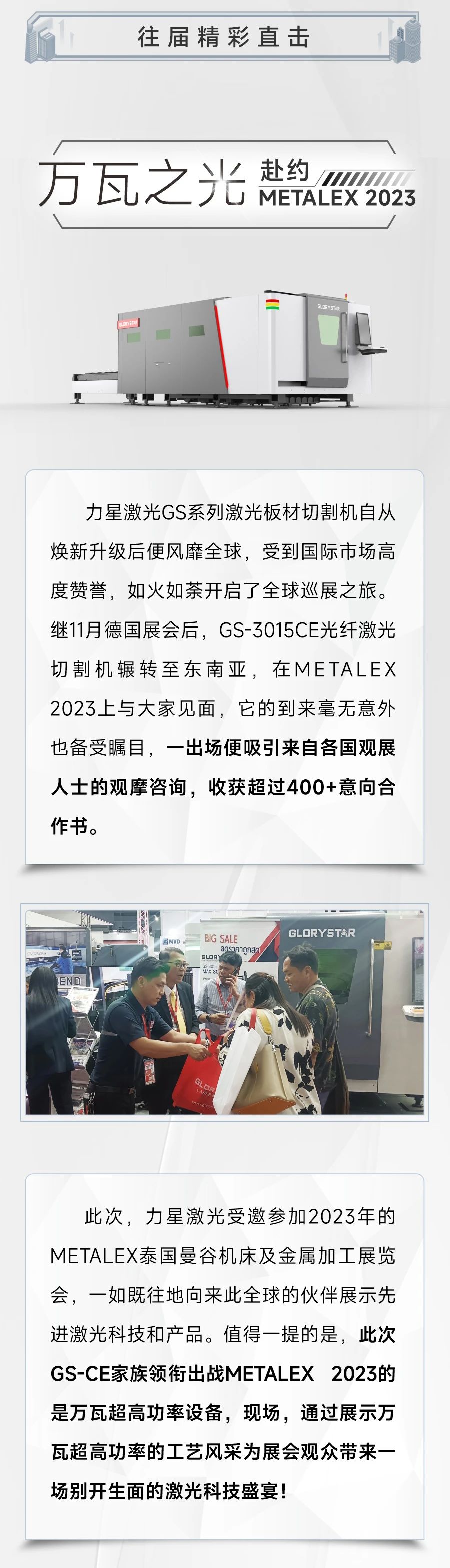 2023再出征!力星激光攜萬瓦設備亮相METALEX泰國曼谷機床及金屬加工展! 2023再出征!力星激光攜萬瓦設備亮相METALEX泰國曼谷機床及金屬加工展!