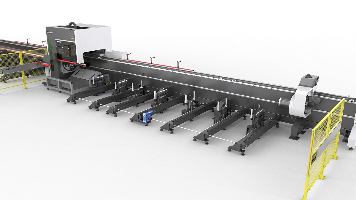 ?? 三卡盤重型激光管材切割機(jī)