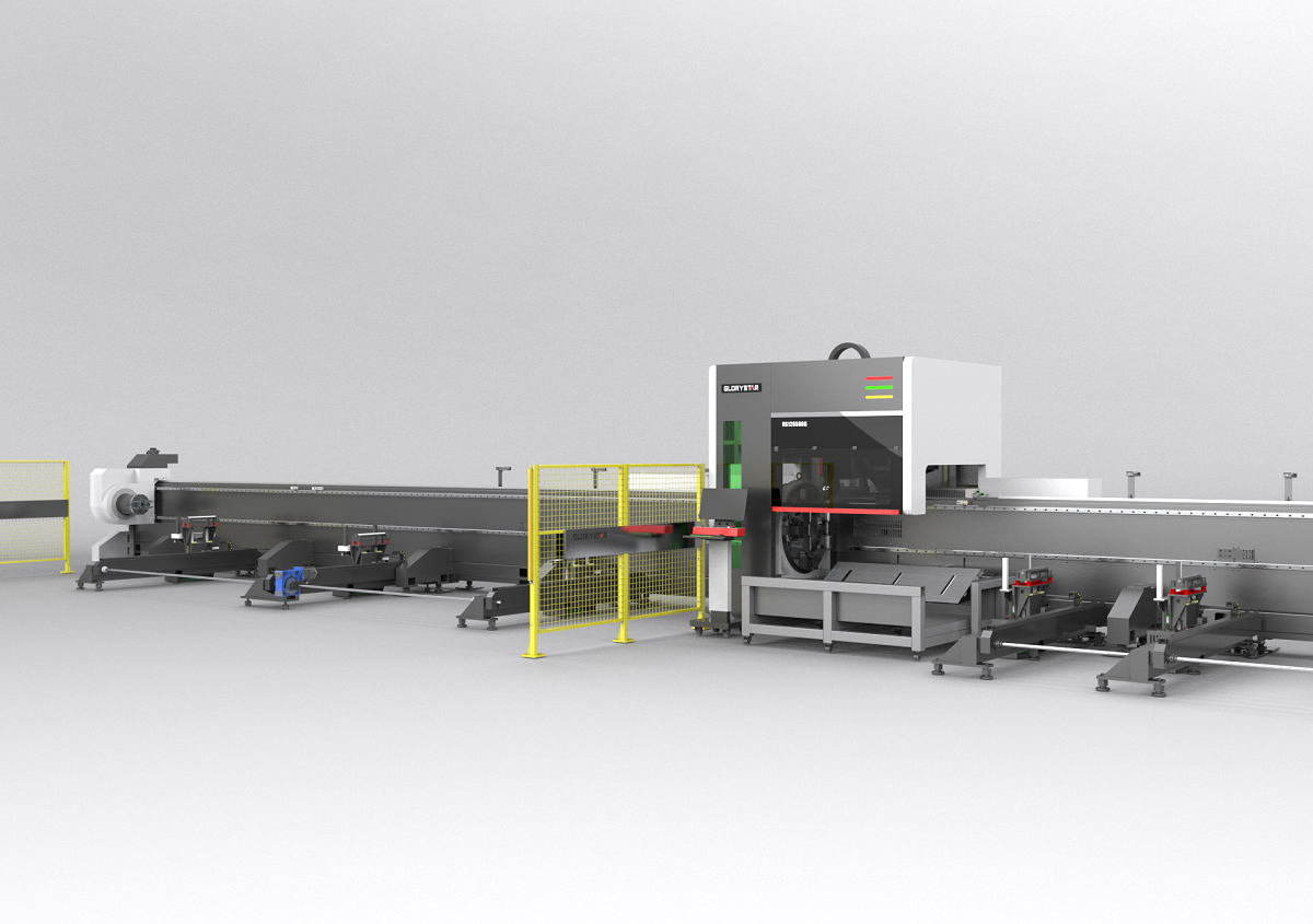 ?? 三卡盤重型激光管材切割機(jī)