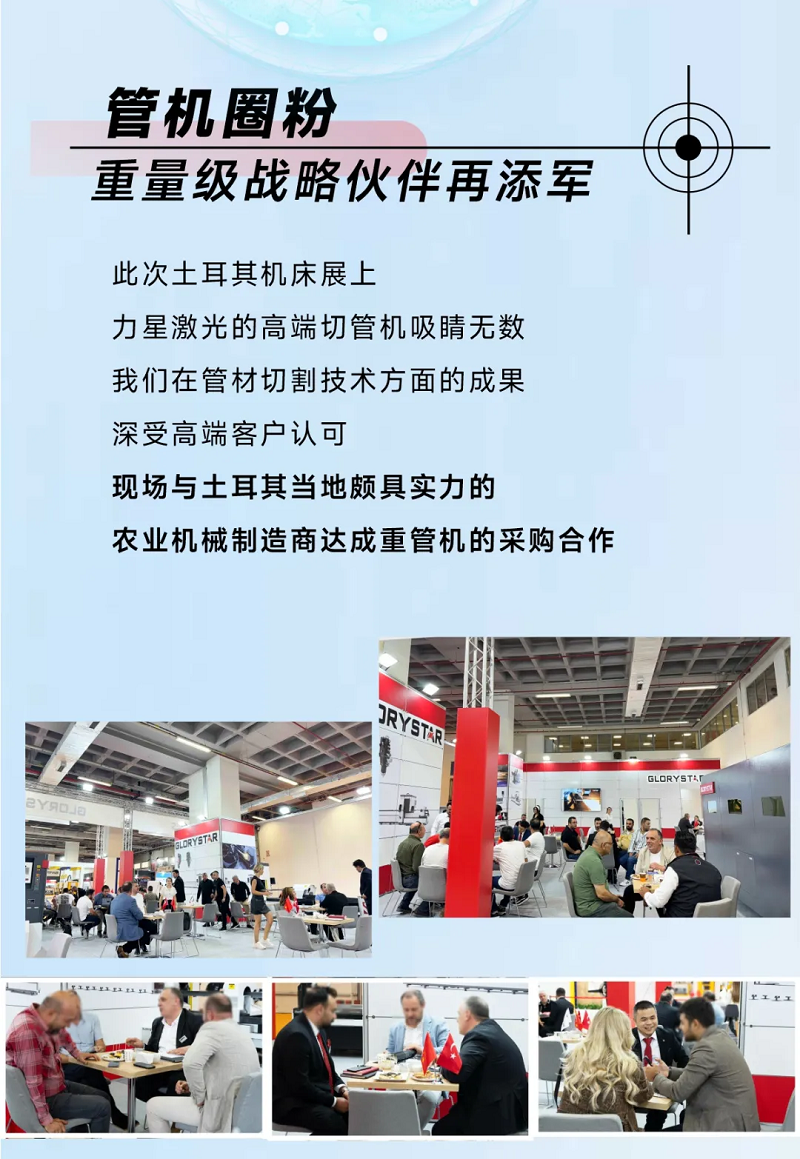 乘風(fēng)海外 完勝歸來！力星激光閃耀土耳其機床展（Maktek Eurasia2024）！