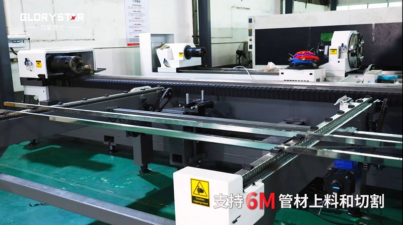 6000瓦雙卡盤激光切管機,高效率,高精度,高品質 6000瓦雙卡盤激光切管機,高效率,高精度,高品質